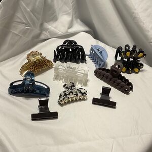 Assorted Hair Claw Clips Set